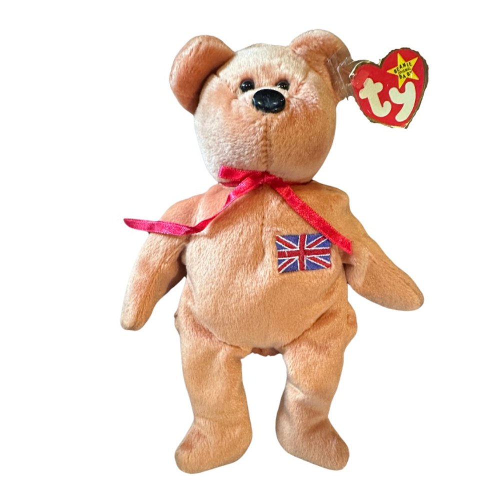 Ty Beanie Babies Britannia The Bear - NWMT errors